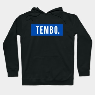 blue TEMBO logo Hoodie